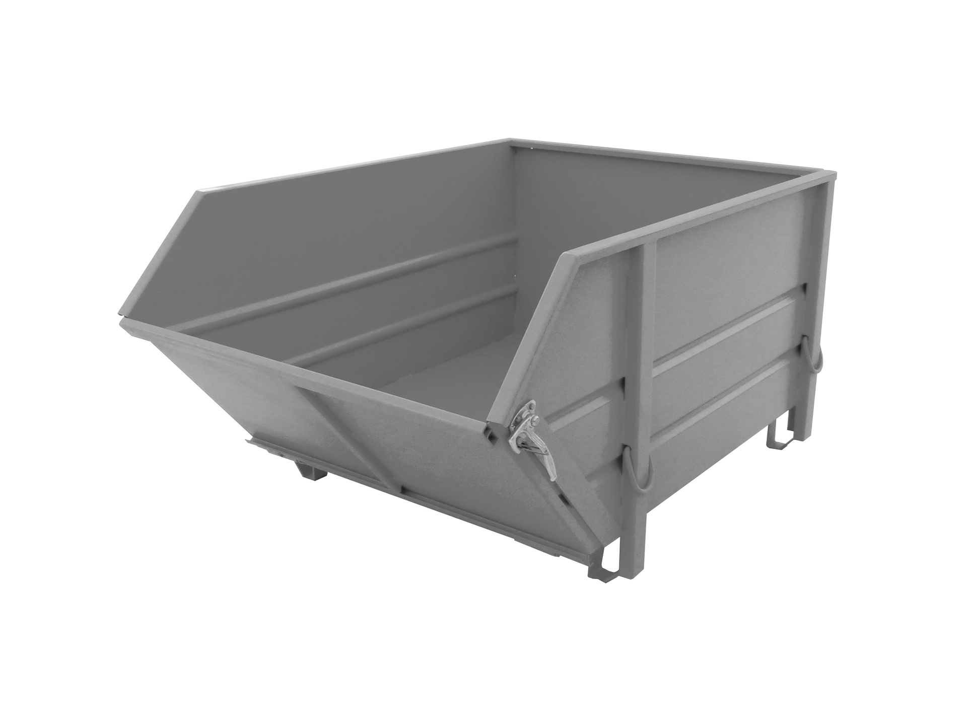 Baustoffbehälter Typ BBK RAL 7005 Mausgrau